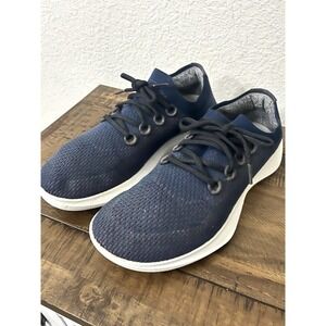 Allbirds Tree Dasher Men's 12 Knit Low Top Running Sneakers Shoes Blue
